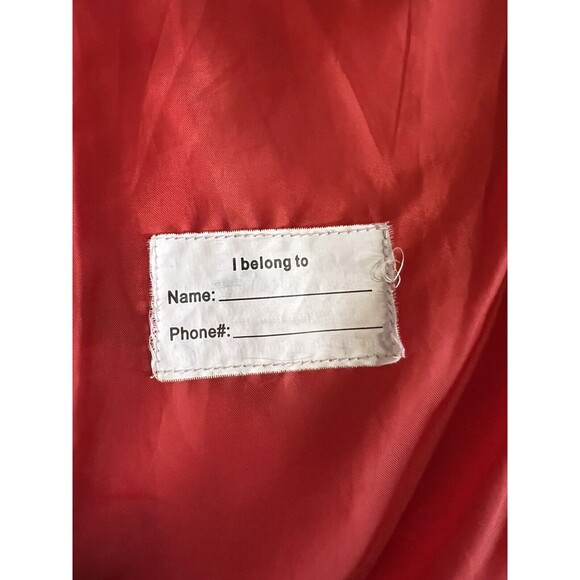 Youth/Kids Puffer Winter Jacket by Faded Glory Size M (8), Black and Red - Picture 5 of 10